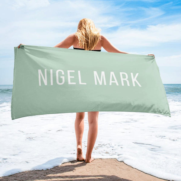 Sage NM Towel - HOME & LIVING NM BRANDED - NIGEL MARK