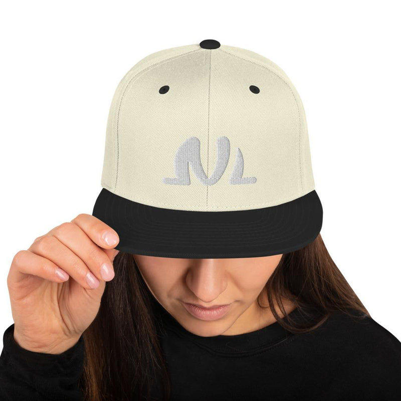 Nigel Mark Embroidered Snapback Hat - NIGEL MARK