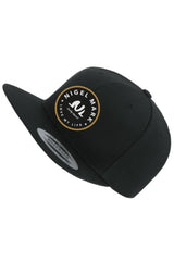 black and yellow snapback hat