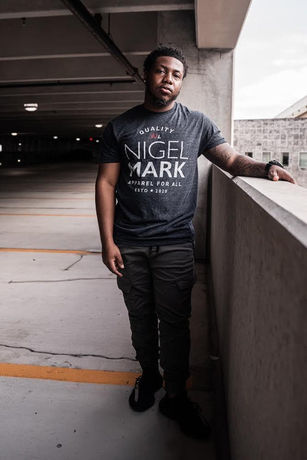 Nigel Mark Quality Tees - Midnight Blue - MEN NM BRANDED - NIGEL MARK