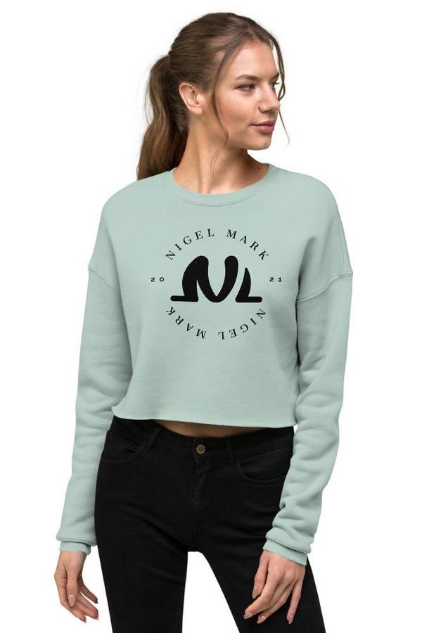 NM Black Circle Crop Sweatshirt - NM BRANDED - NIGEL MARK