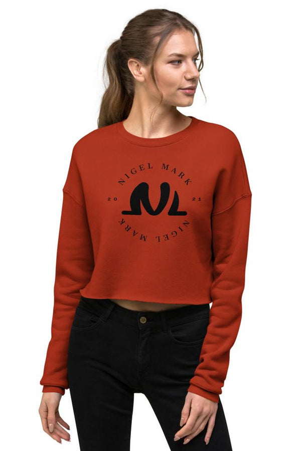 NM Black Circle Crop Sweatshirt - NM BRANDED - NIGEL MARK