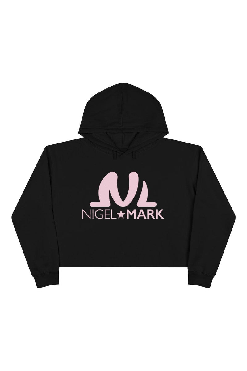 NM Black Crop Hoodie - WOMEN NM BRANDED - NIGEL MARK