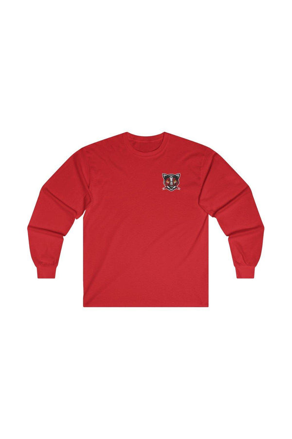 red panther logo printed sweatshirt