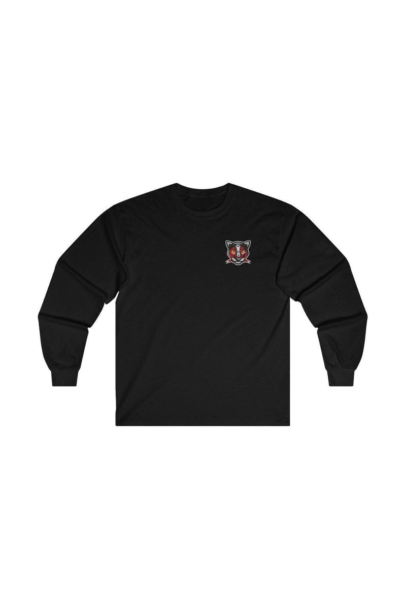 black panther logo printed sweatshirt