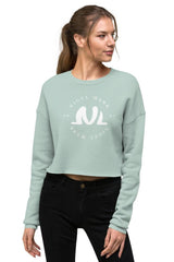 NM White Circle Crop Sweatshirt - NM BRANDED - NIGEL MARK