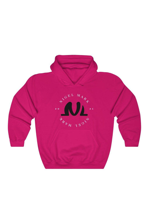 Pink NM Circle Hooded Sweatshirt - NM BRANDED - NIGEL MARK