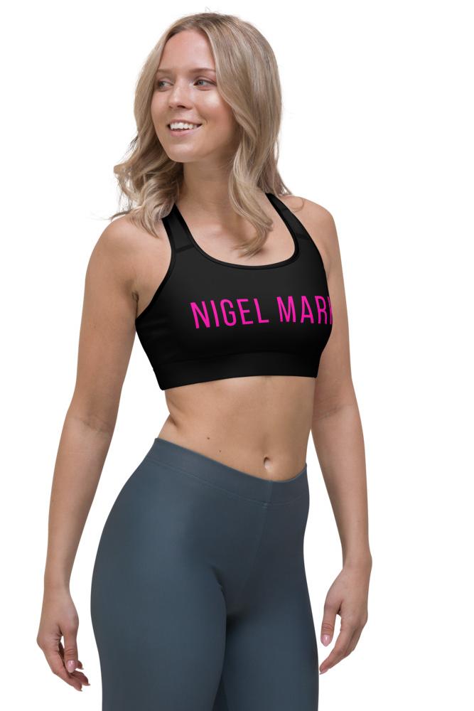 Pink NM Sports bra - NM BRANDED - NIGEL MARK