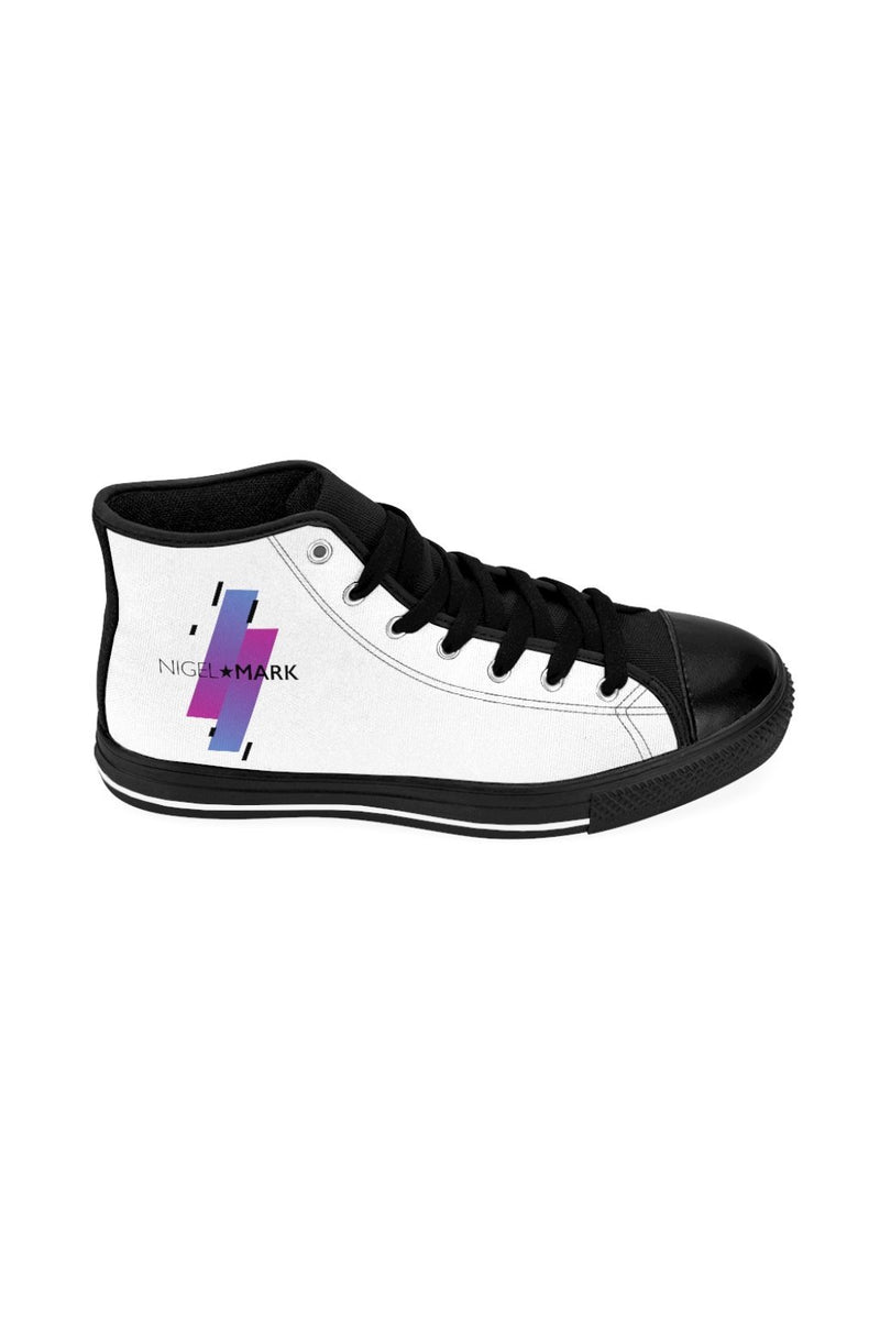 Purple NM Men's High-top Sneakers - NM BRANDED - NIGEL MARK