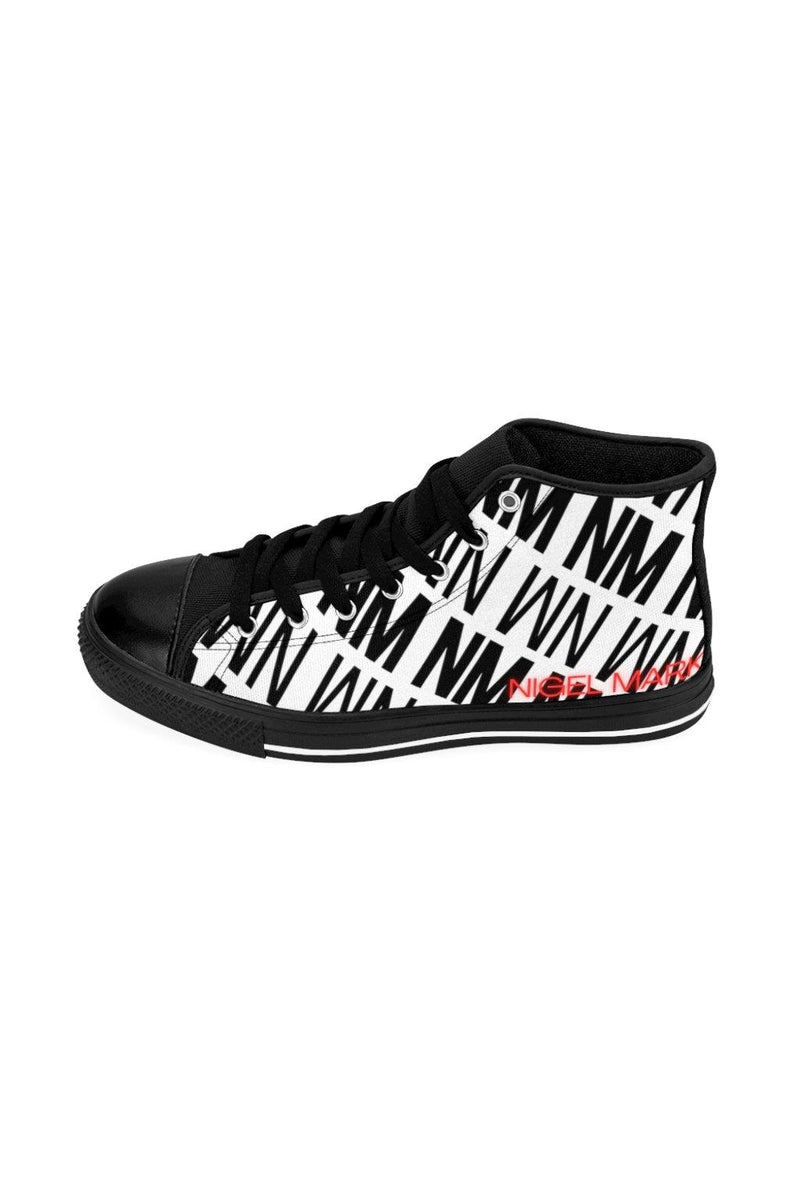 Red Neon NM High-Top Sneakers - NM BRANDED - NIGEL MARK