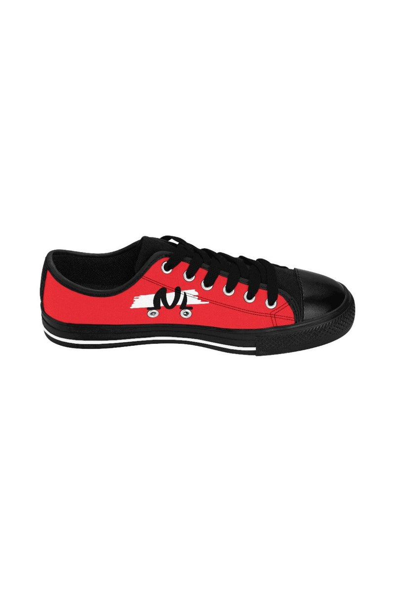 Red NM Low Top Men's Sneakers - NM BRANDED - NIGEL MARK