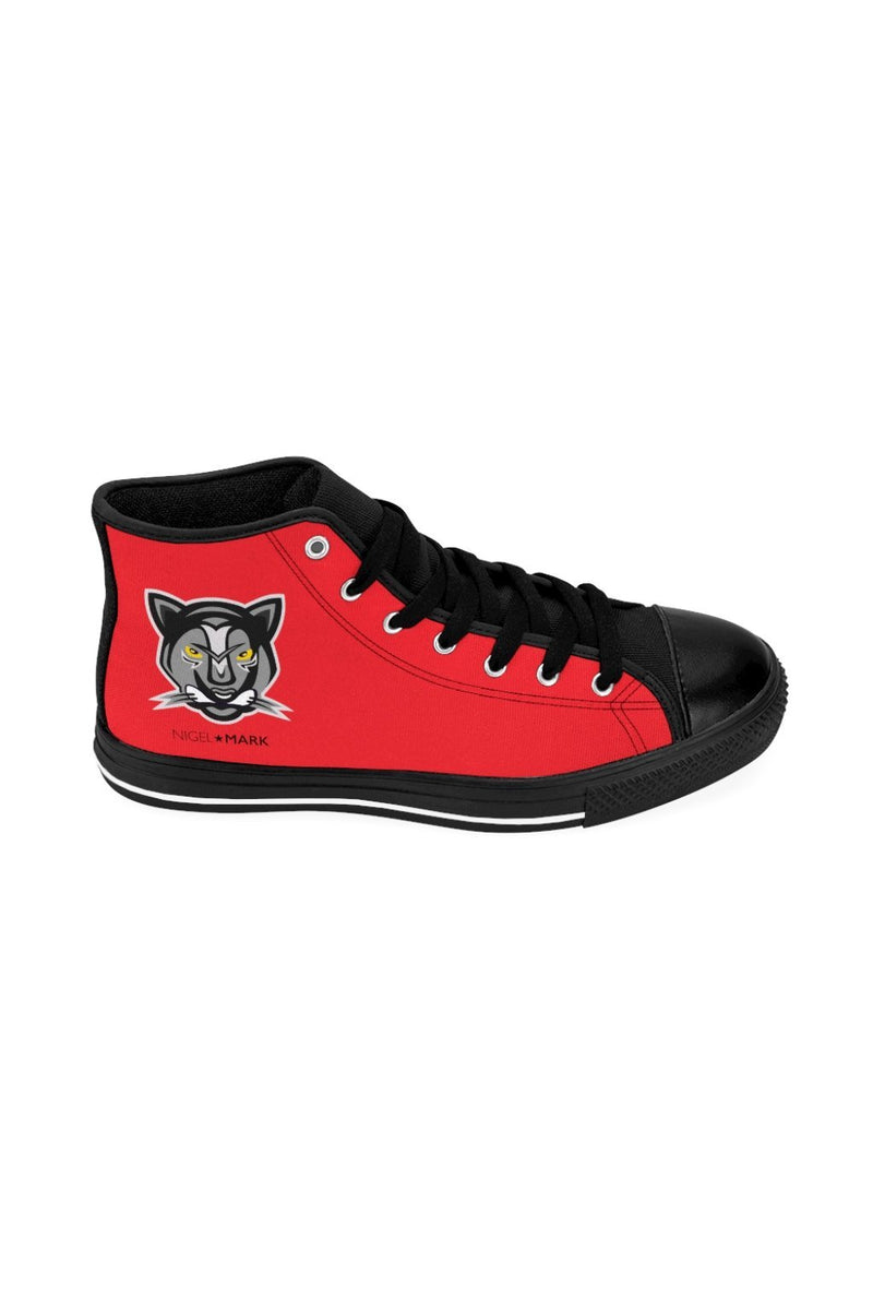 Red NM of Men's High-top Sneakers - NM BRANDED - NIGEL MARK