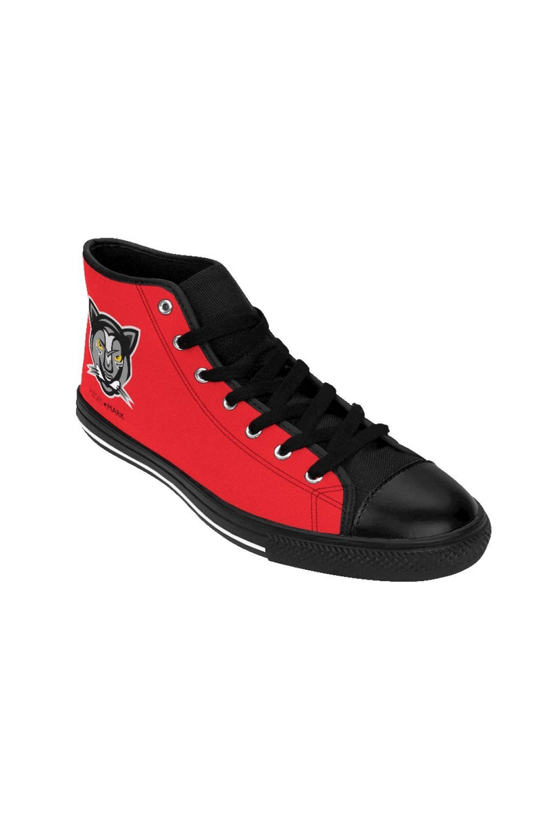 Red NM of Men's High-top Sneakers - NM BRANDED - NIGEL MARK