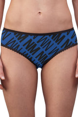 Royal Blue NM Print Briefs - NM BRANDED - NIGEL MARK