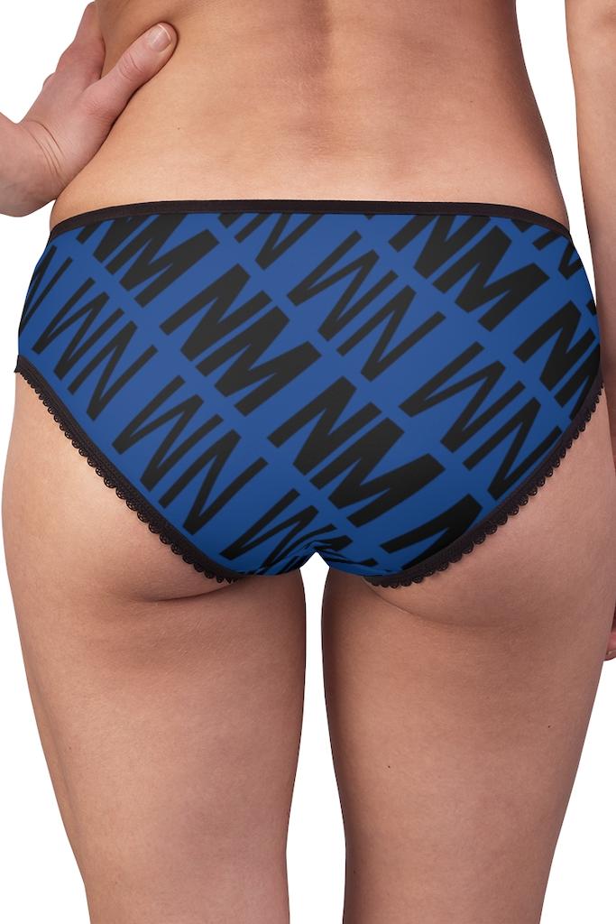 Royal Blue NM Print Briefs - NM BRANDED - NIGEL MARK