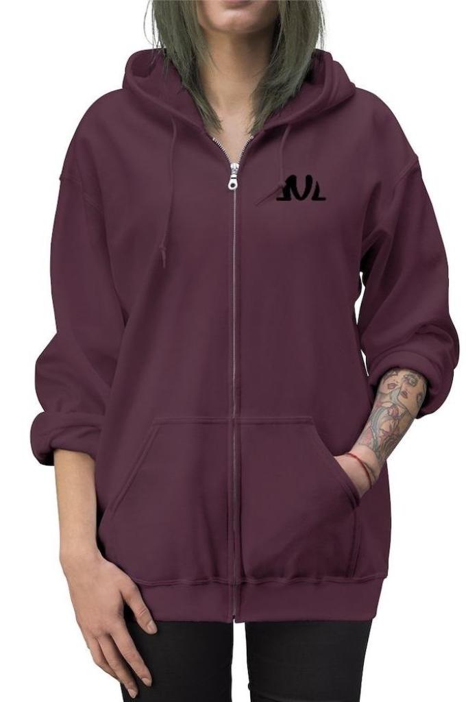 women's dark purple hoodie 