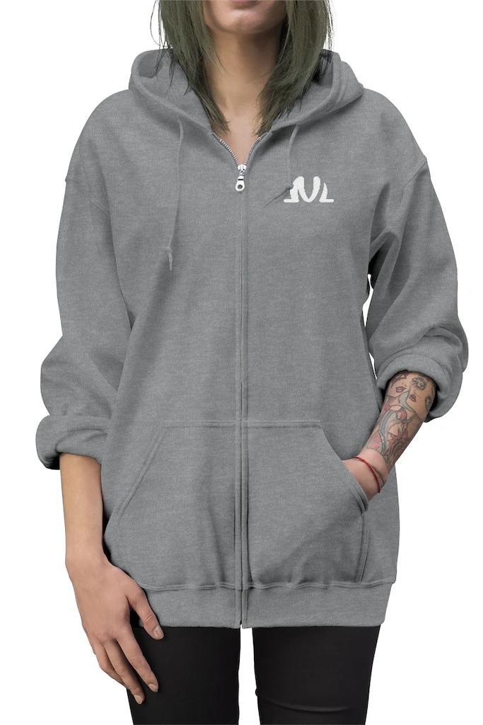 heather grey hoodie jacket