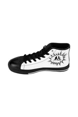 White NM Men's High-top Sneakers - NM BRANDED - NIGEL MARK