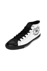 White NM Men's High-top Sneakers - NM BRANDED - NIGEL MARK