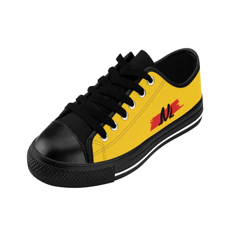 Yellow NM Women's High-top Sneakers - NM BRANDED - NIGEL MARK