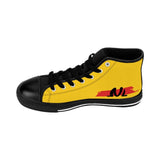 Yellow NM Women's High-top Sneakers - NM BRANDED - NIGEL MARK