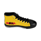 Yellow NM Women's High-top Sneakers - NM BRANDED - NIGEL MARK