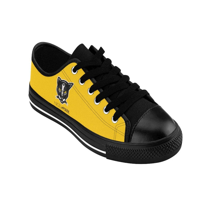 Yellow Panther Low Top NM Women's Sneakers - NM BRANDED - NIGEL MARK