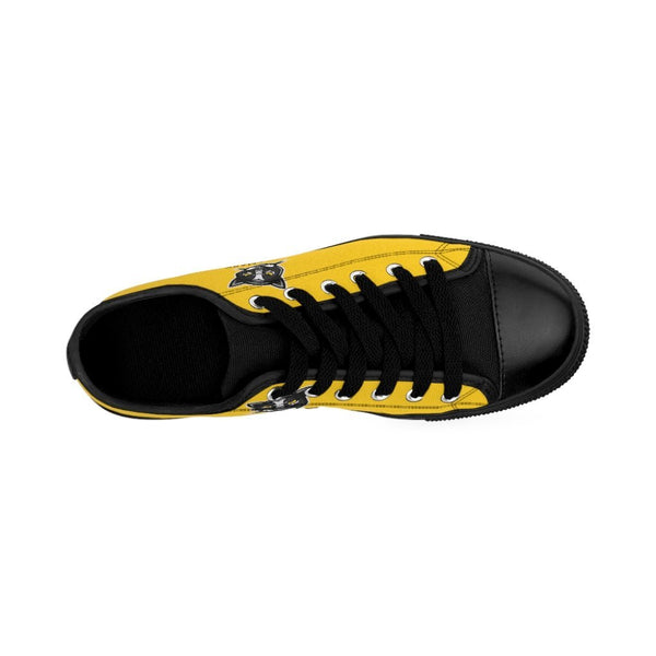 Yellow Panther Low Top NM Women's Sneakers - NM BRANDED - NIGEL MARK