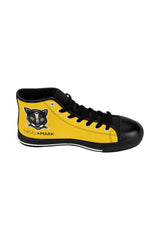 Yellow Panther NM Women's High-top Sneakers - NM BRANDED - NIGEL MARK